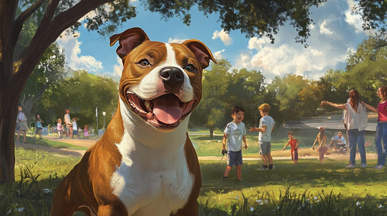 El Staffordshire Terrier Americano: ¿Es realmente el perro preferido de los franceses un peligro público? Historias de éxito y convivencia familiar en entornos urbanos